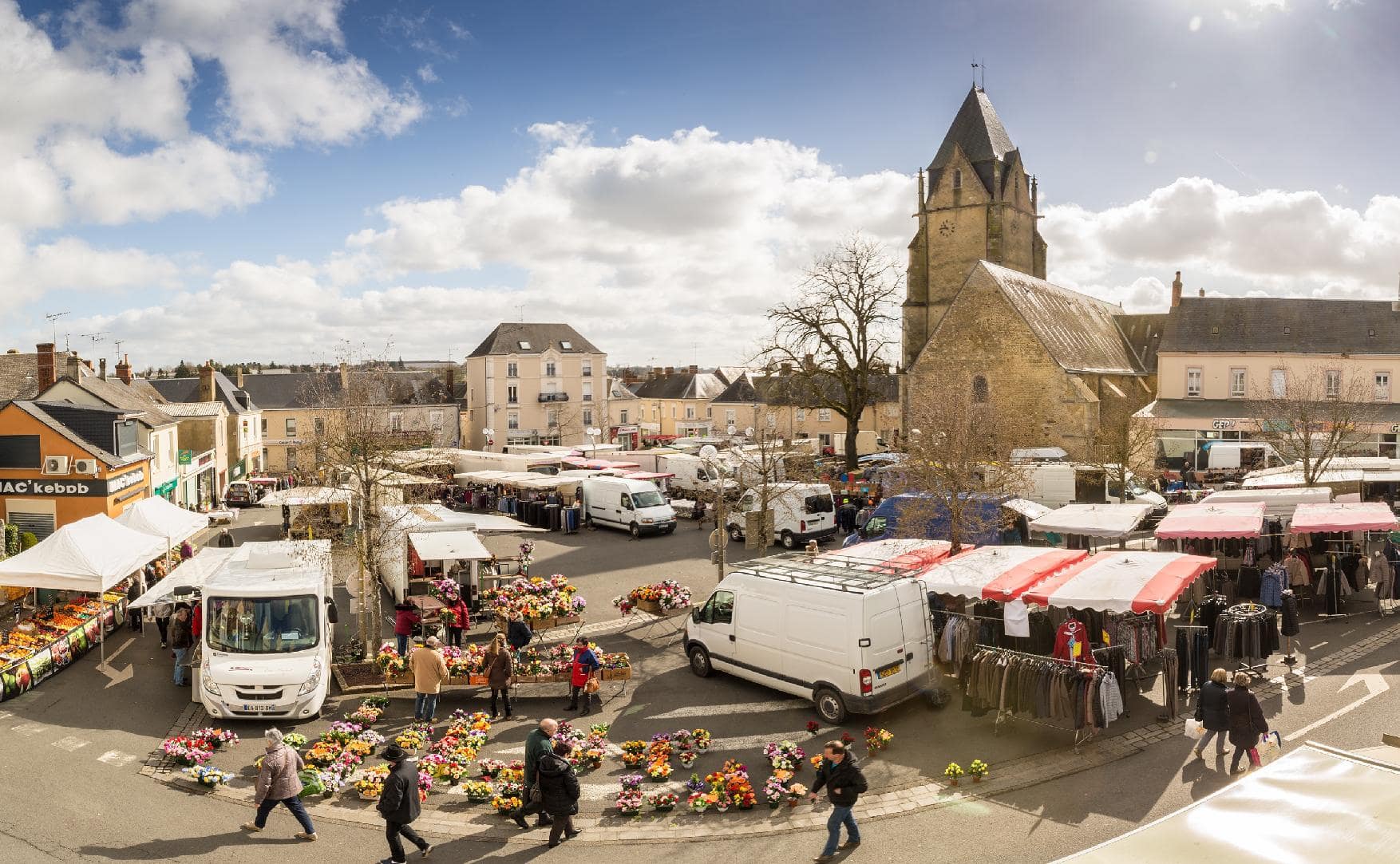 Concours du plus beau marché de la Sarthe emporté en 2018.