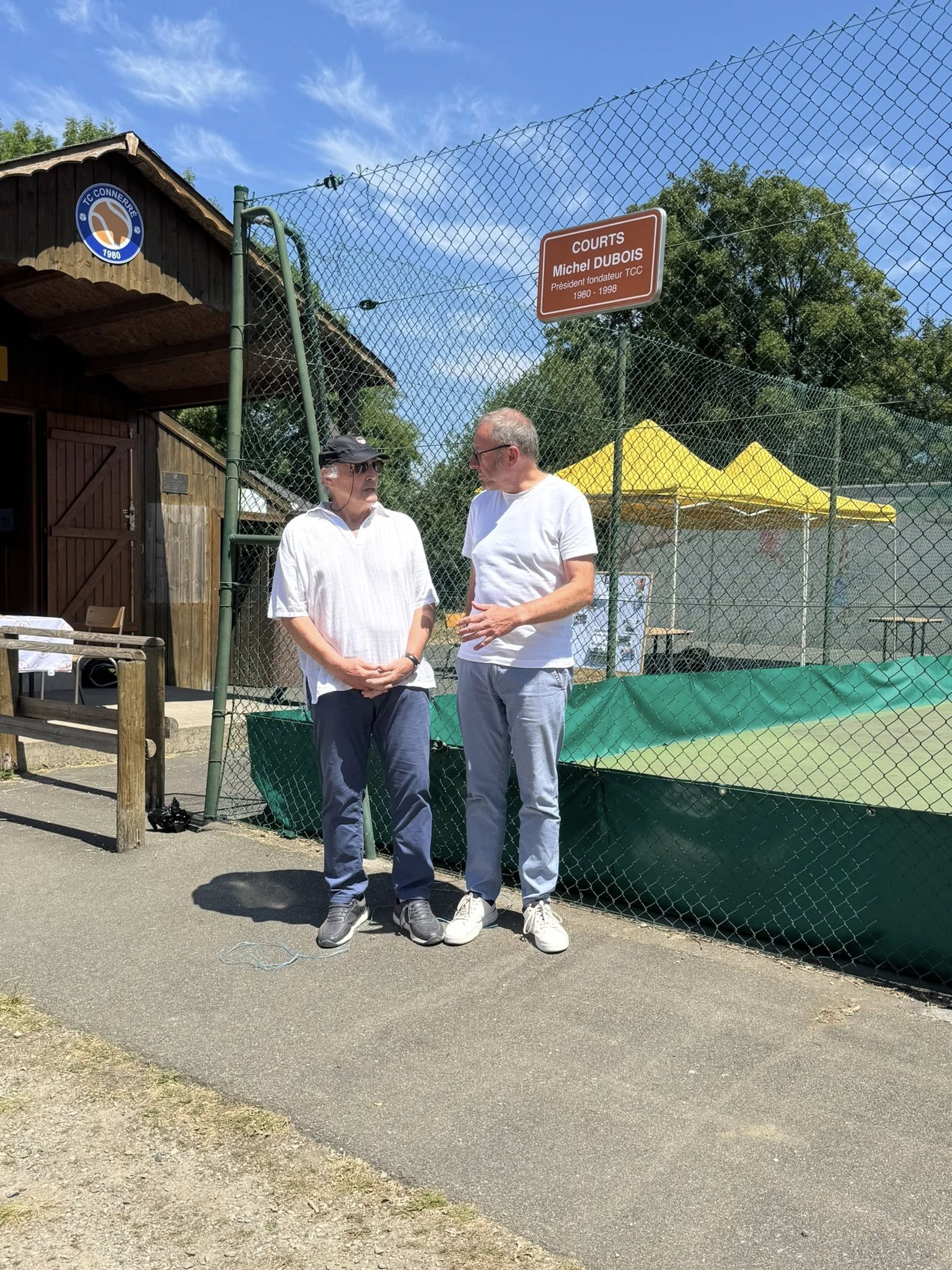  Inauguration courts de tennis Michel DUBOIS